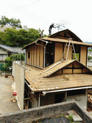 吉浦木造家屋解体