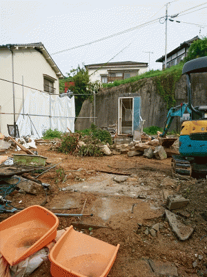 西川原石家屋解体